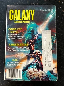 Revista de ciencia ficción Galaxy junio/julio 1979 vol 39 #10 Gallion Van Vogt Pohl - Imagen 1 de 10