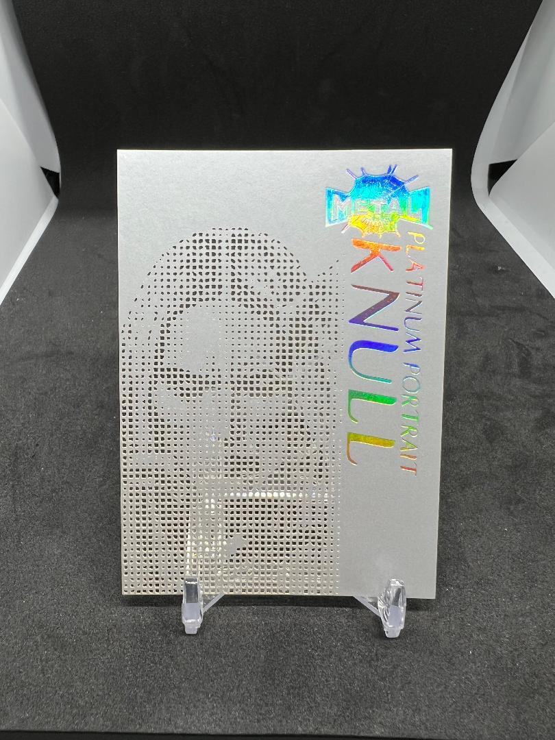 2022 Skybox Marvel Metal Universe Spider-Man Platinum Portrait 4-OF-15 PP Knull