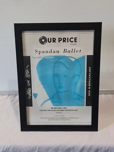 Standard Ballet Heart Like Sky 1989 Single FRAMED ADVERT MUSIC POSTER A4 8X12" - Foto 1 di 2
