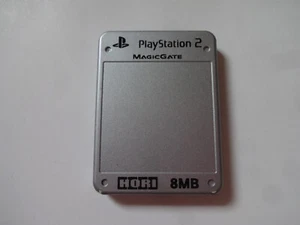 HORI Playstation 2 Memory Card 8MB "SILVER" 2004 HP2-125 PS2 4961818002494 Japan - Picture 1 of 7