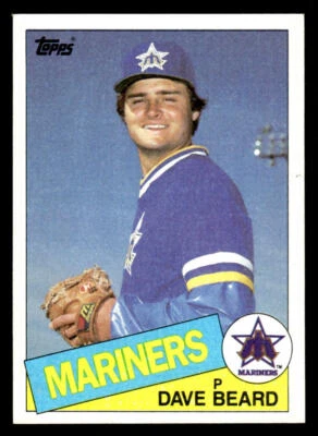 1985 Topps #232 Dave Beard Card Seattle Mariners - Image 1 of 2