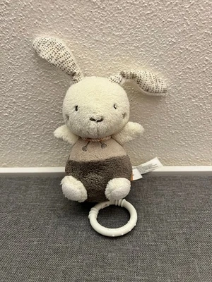 Beauty Baby Spieluhr Hase Häschen klein Plüsch 15 cm Top Zustand Müller - Bild 1 von 2