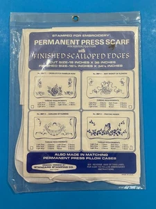 Betende Hände gestempelt Schal zum Sticken unbehandelt Poly/Baumwolle Vintage Druck - Bild 1 von 3