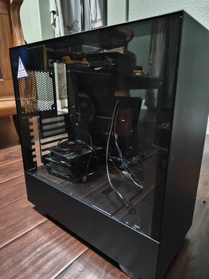 Estojo ATX torre média NZXT H510 preto, vidro temperado. com ventilador de CPU Cooler Master - Imagem 1 de 4