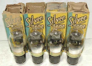 World's Super Rarest Quad NOS Silvertone 2A3H Vacuum Tubes - First Time Ever - Picture 1 of 16