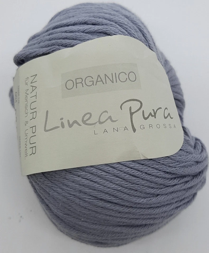 (90 €/kg): 50 g ORGANICO, LG Linea Pura, weiche Baumwolle, Farbwahl #7619 ff - Bild 1 von 4