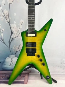Dean Dimebag Stealth Floyd Flame Maple Dime Slime Electric Guitar - Picture 1 of 21