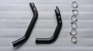 Genuine OEM Harley-Davidson 883 Iron Black Heat Exhaust Heat Shield Set Pair - Picture 1 of 7