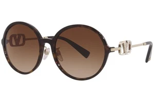 Valentino Sunglasses Women's VA4075F 500213 Havana/Brown Gradient Lenses 57mm - Picture 1 of 5