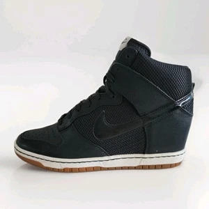Nike Dunk Sky Hi Wedge Größe UK 8 EUR 42,5 (579763 001) SCHWARZ - Bild 1 von 7