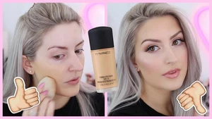 MAC Foundation Studio Fix Fluid Long Wear Matte Foundation Plus Oil Control - Picture 1 of 17