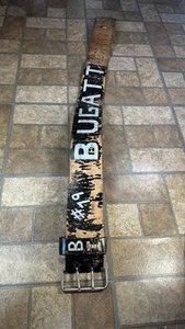 Vintage Gewichthebergürtel sportlich festes Leder Größe XXL 4" breit 47" lang - Bild 1 von 15