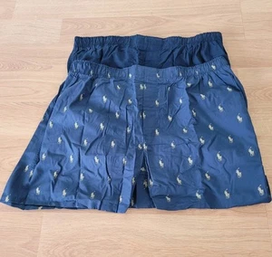 Paquete de 2 boxers clásicos de algodón tejido Polo Ralph Lauren para hombre talla grande - Imagen 1 de 2