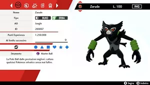 Zarude EVENT 6IV BR + Masterball Pokemon Sword - Shield Pokemon Spada - Scudo - Foto 1 di 4