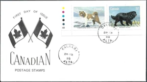 Canada # 1219/1220 "DOGS OF CANADA" Brand New 1988 Special Event Cachet - Picture 1 of 2