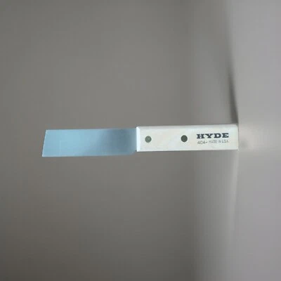 MILL KNIFE {LOT OF 2} HEAVY DUTY SQUARE WOOD HANDLE Hyde Tools 61770#404/ USA - Image 1 of 2