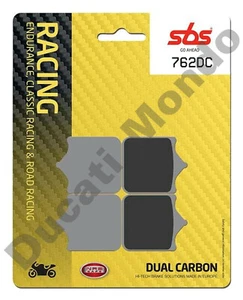 SBS 762DC front brake pads Dual Carbon Aprilia Benelli Bimota Derbi Ducati Husqv - Picture 1 of 2
