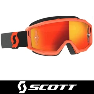 Scott Sports Primal MTB Goggles - Black Orange - Orange Chrome Lens. - Picture 1 of 3