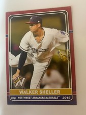 Walker Sheller 2019 Northwest Arkansas Naturals Team Card