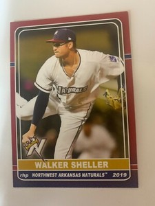 Walker Sheller 2019 Northwest Arkansas Naturals Team Card