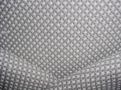 1-1/2Y Rogers & Goffigon 945008 Criss Cross Grey Soft White Upholstery Fabric - Image 1 of 4