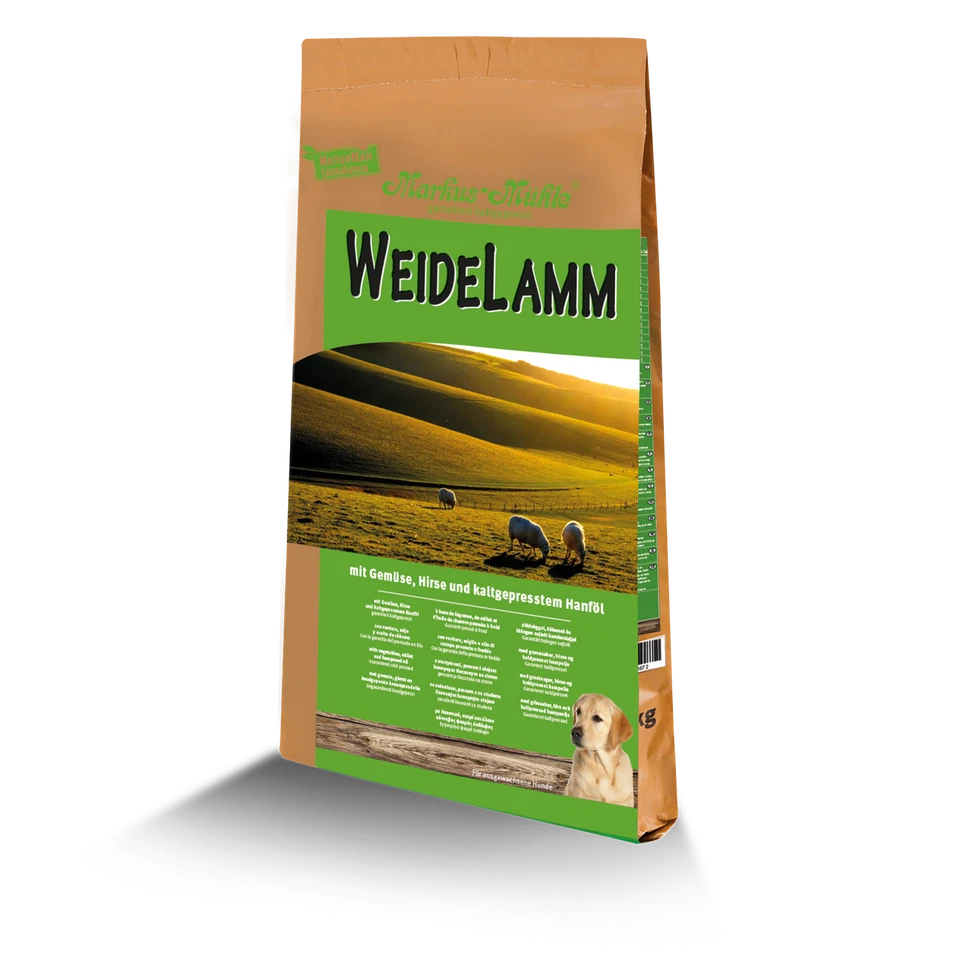Markus Mühle Weidelamm 15kg (5 Monate haltbar) - Gratisprobe im Paket - Bild 1 von 1
