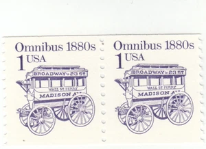 Scott #2225 - 1 centavo violeta - 10 Vert. Par de bobinas - MNH - Imagen 1 de 1