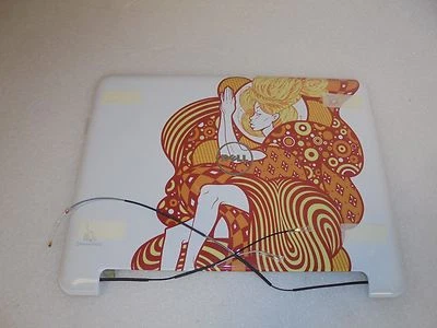 NEW Genuine Dell Inspiron 1210 LCD Top Cover Lid Orange Picasso J755M  - Image 1 of 2