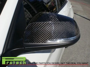 Real 3k Carbon Fiber Mirror Cover For 2014-2014 BMW F22 220i 228i 235i M235i - Foto 1 di 2