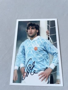 Ulf Kirsten footballer of the year GDR 1990 signed in-person photo 10x15 autograph - Picture 1 of 1