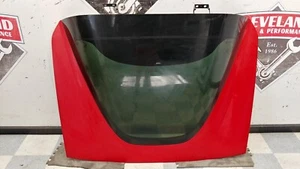 CRACKED 2005-2013 C6 Chevrolet Corvette Coupe OEM Rear Gate Hatch Precision Red - Picture 1 of 13