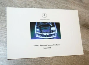 2001, 2002, 2003 Mercedes Benz Approved Service Products for SLK C E S CL ML CLK - Picture 1 of 2