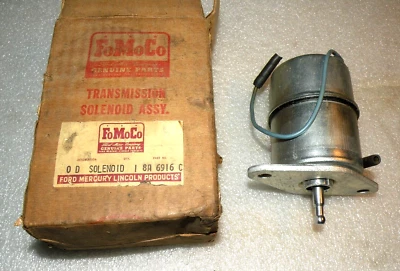 1949-55 Ford Mercury OEM FoMoCo Overdrive Solenoid 8A-6916-C NOS in box - Image 1 of 4
