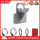Pipe Holder for Intex Above Ground Pool Hose Outlet Mount w/ 2 Clamp (Grey)