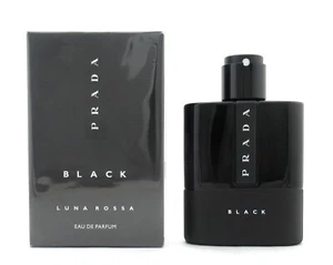Prada Luna Rossa Black Eau de Parfum Spray Refillable for Men 3.3 oz. New Box - Picture 1 of 6