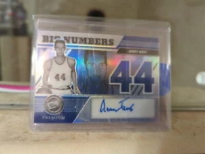 2024 Leaf Press Pass Premium JERRY WEST Auto#1/3 LOS ANGELES LAKERS WVU Virginia - Picture 1 of 4