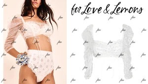 FOR LOVE ZITRONEN PERLEN BLUSE SADE CARRINGTON JADE ILIANA PAILLETTEN EFEU TOP 0 2 4 XS - Bild 1 von 16