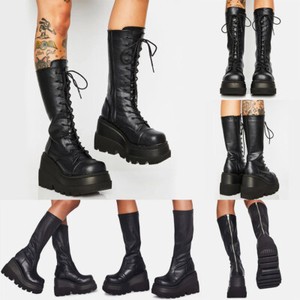 chunky emo boots