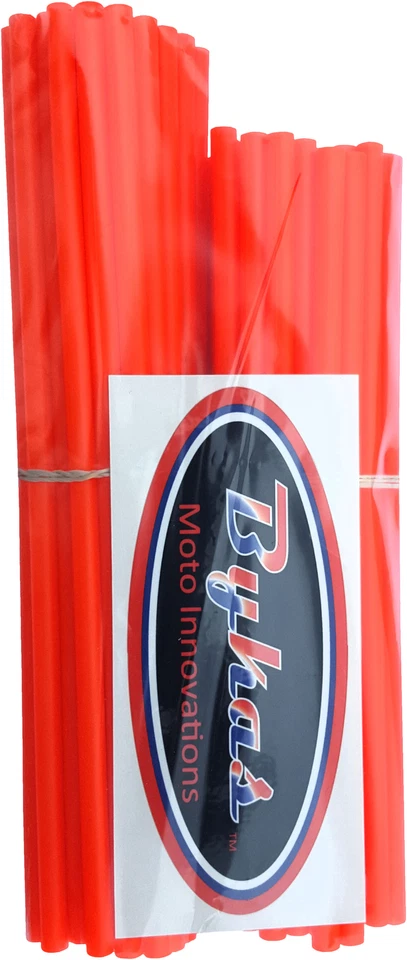 BYKAS 1991-1996 XR250L Honda ENVOLTURAS DE RADIOS NARANJA NEÓN 72/PK 21"/19" SN-O Foto 1 de 1