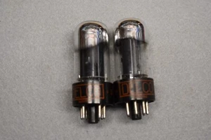 12V6GT Sylvania for Delco Audio Receiver Pre-Amp Vacuum Tubes Match Tested Pair - Picture 1 of 7