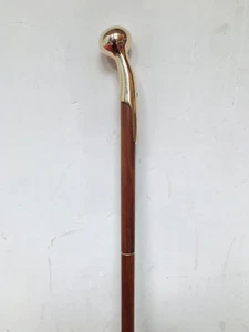 Designer Walking Stick with Brass Handle – Perfect for Style & Stability - Picture 1 of 4