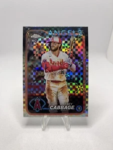 2024 Topps Chrome Rookie X-Fractor Trey Cabbage RC #226 Angels - Bild 1 von 2