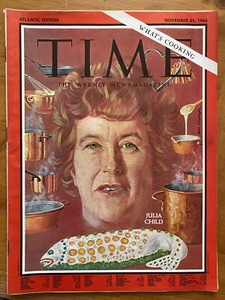TIME Magazine 1966 Julia Child What’s Cooking Vintage Watch Adverts NO LABEL - Picture 1 of 7