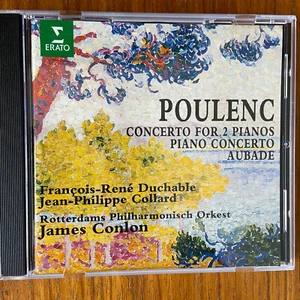 POULENC: Piano Concertos - Duchable/Collard - Conlon (CD Erato 0630 13738-2/neu) - Picture 1 of 2