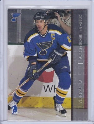 Al MacInnis 2003 Be A Player Memorabilia Hockey Card 1 Grade MT - Image 1 of 2