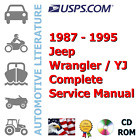 1987-1995 Jeep Wrangler / YJ Complete Service Manual
