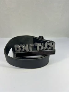 Herren Gürtel Leder DONT TOUCH Größe S (90cm) Handarbeit 1993 Made in GB - Bild 1 von 9