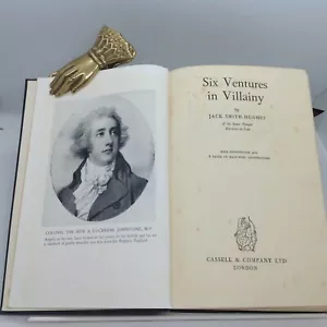 Six Ventures in Villainy by Jack Smith-Hughes (Hardcover 1955) - Bild 1 von 2