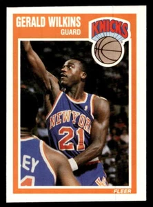 Gerald Wilkins 1989  Fleer #107 New York Knicks - Picture 1 of 2