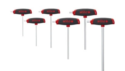 Wiha 45620 6 Piece ComfortGrip Metric Hexagon Allen T-Handle Set 2.5 - 8mm - Image 1 of 4